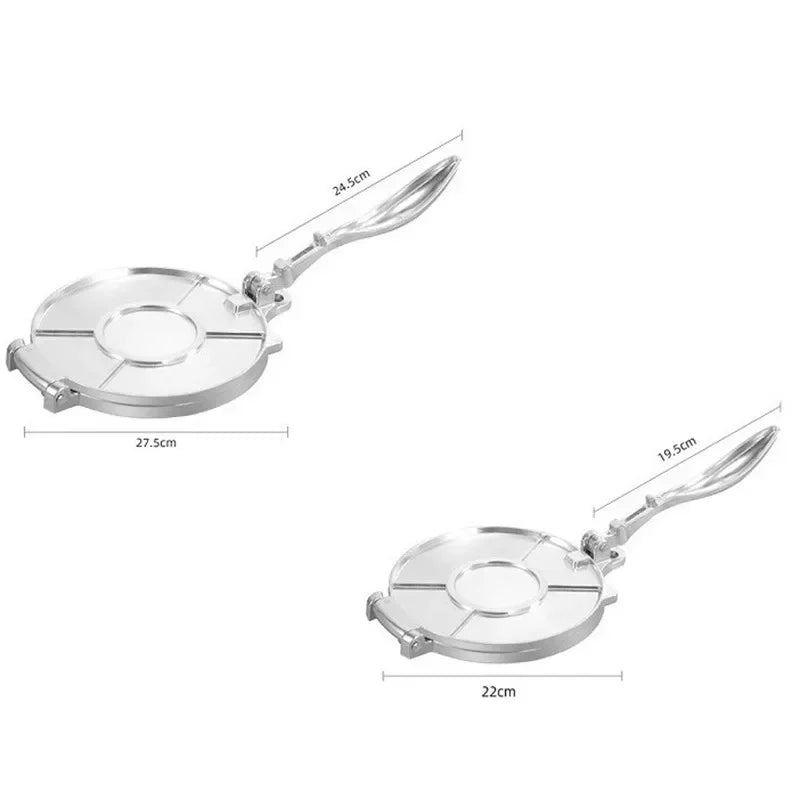 Brambleo Aluminum Manual Tortilla Press