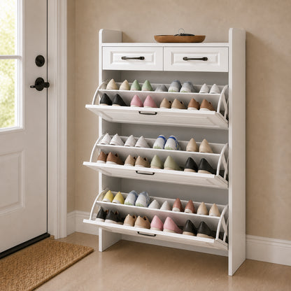 Brambleo ClearEntry Shoe Cabinet — everyday footwear types