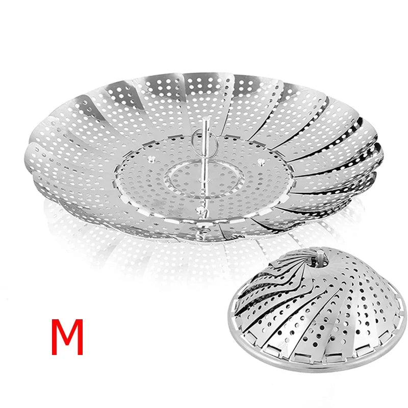 Brambleo Collapsible Stainless Steel Steamer Insert