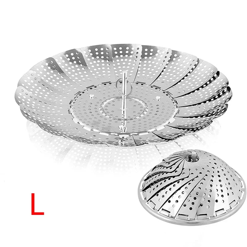 Brambleo Collapsible Stainless Steel Steamer Insert