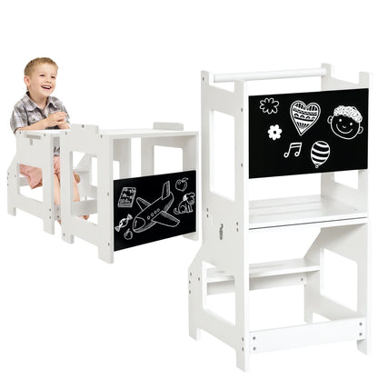 Brambleo Convertible Wood-Framed Learning Tower and Desk