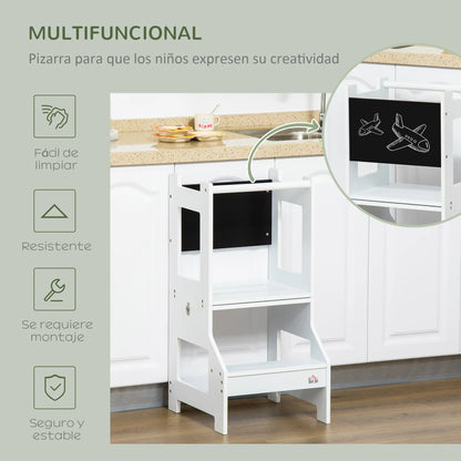 Brambleo Convertible Wood-Framed Learning Tower and Desk