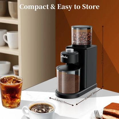 Brambleo Electric Conical-Burr Coffee Grinder