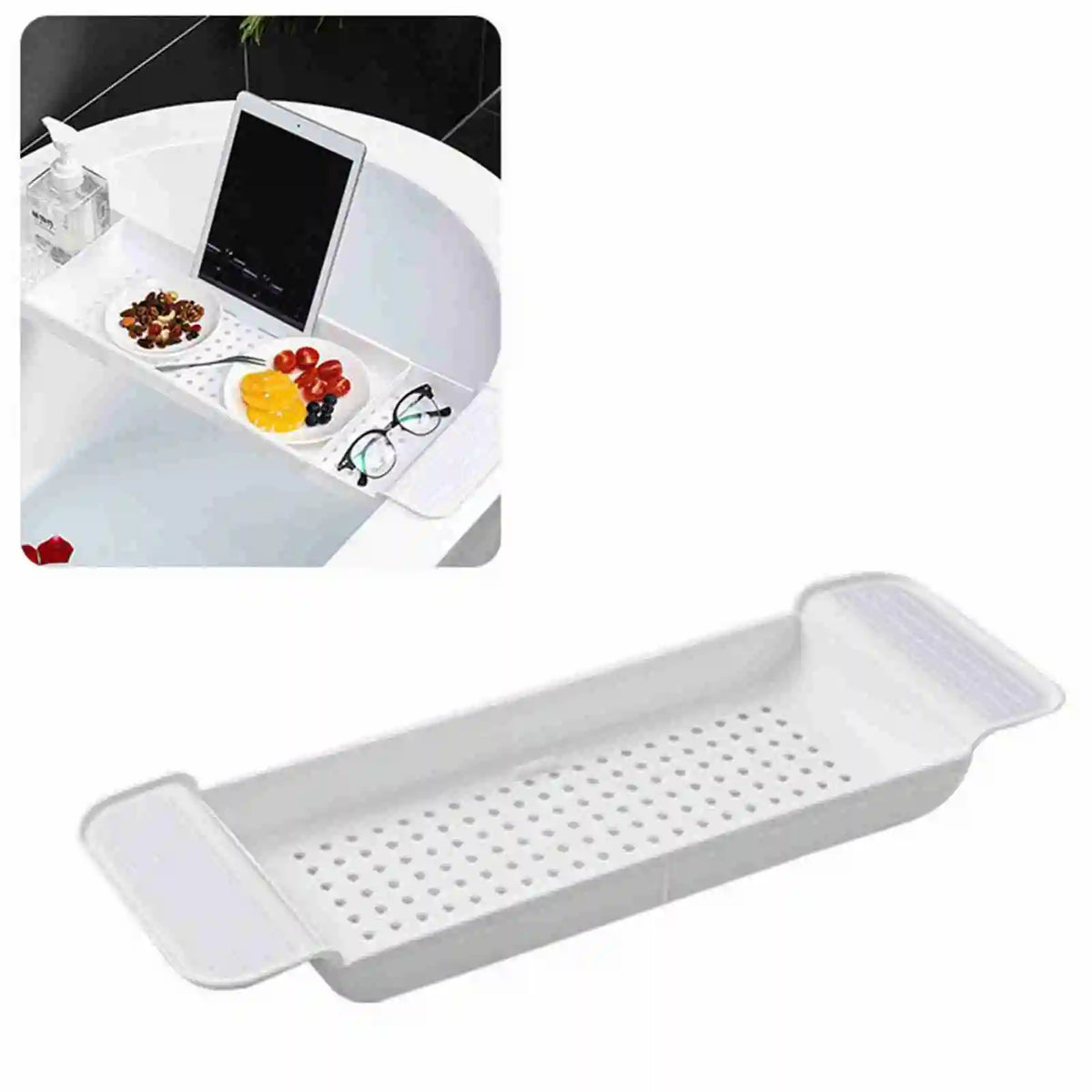 Brambleo Expandable Bath Caddy Tray