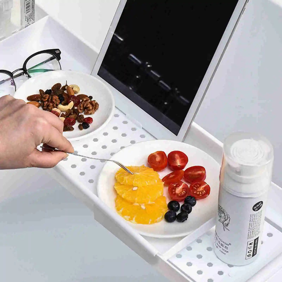 Brambleo Expandable Bath Caddy Tray