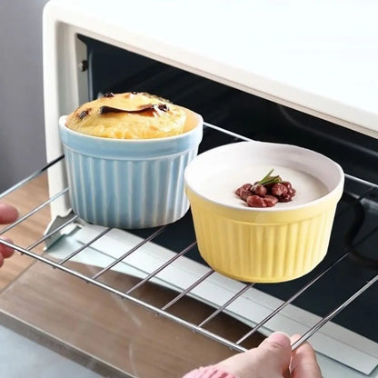 Brambleo Fluted Ceramic Ramekins