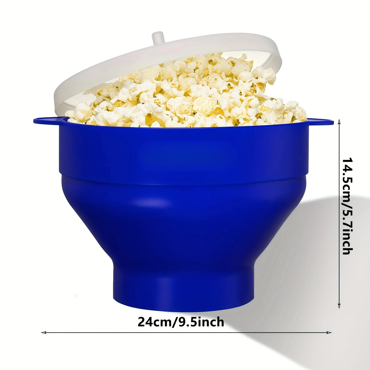 Brambleo Foldable Silicone Microwave Popcorn Bowl