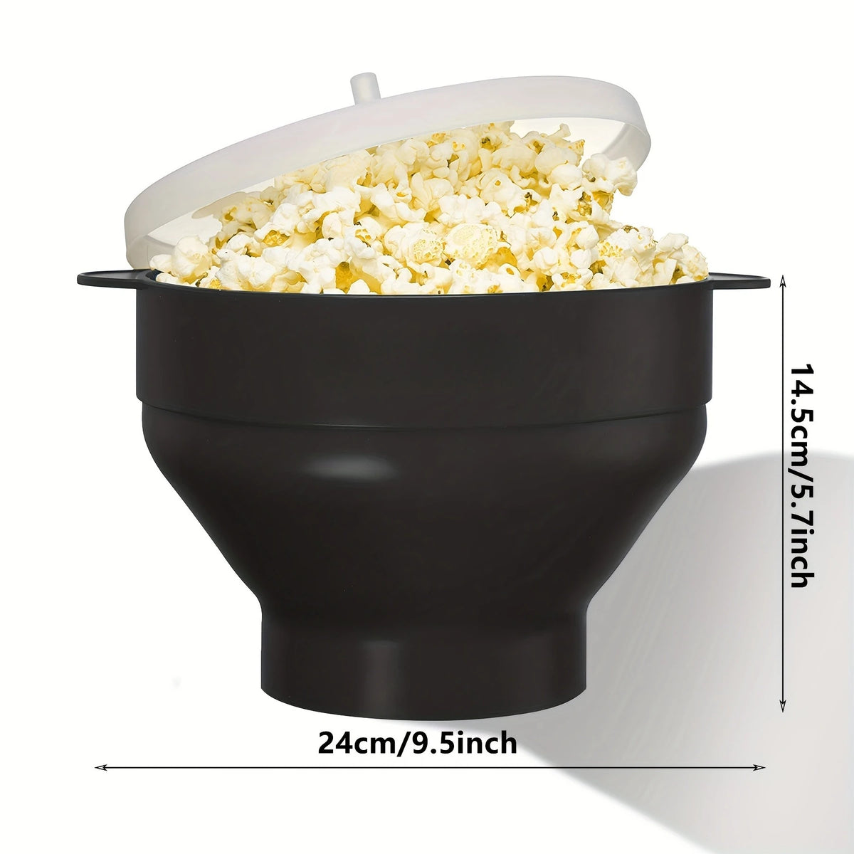 Brambleo Foldable Silicone Microwave Popcorn Bowl
