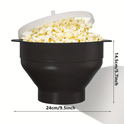 Brambleo Foldable Silicone Microwave Popcorn Bowl