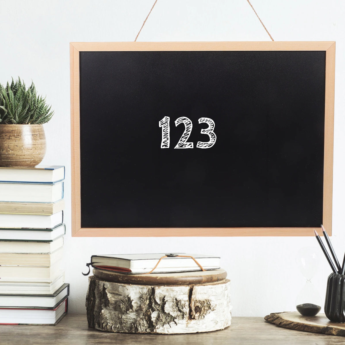 Brambleo Hanging Chalkboard Message Sign