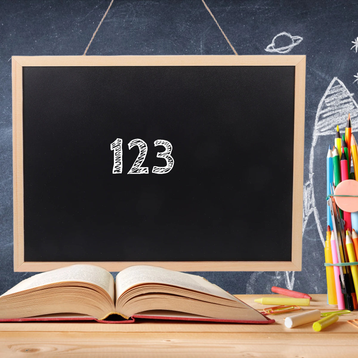 Brambleo Hanging Chalkboard Message Sign