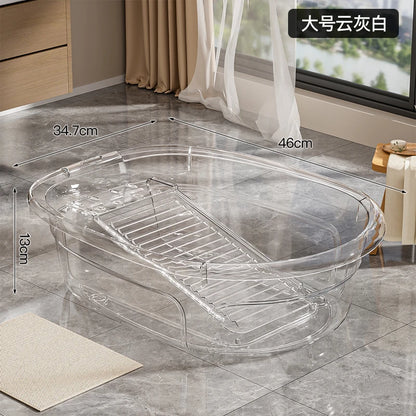 Brambleo Laundry Basin with Integrated Washboard