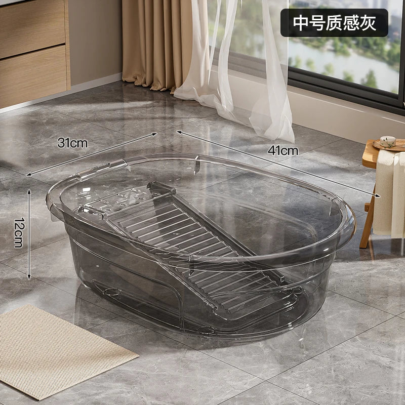 Brambleo Laundry Basin with Integrated Washboard
