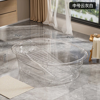 Brambleo Laundry Basin with Integrated Washboard