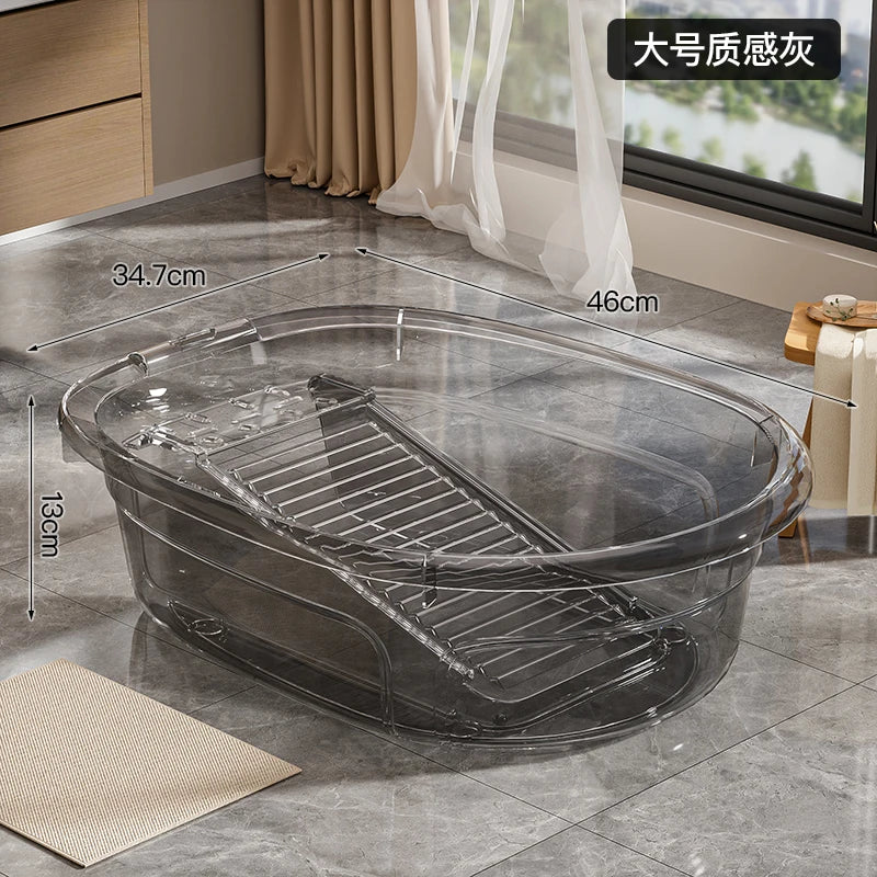 Brambleo Laundry Basin with Integrated Washboard