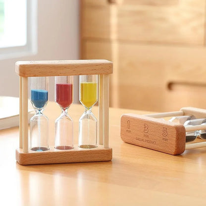 Brambleo Rotating Three-Interval Sand Timer