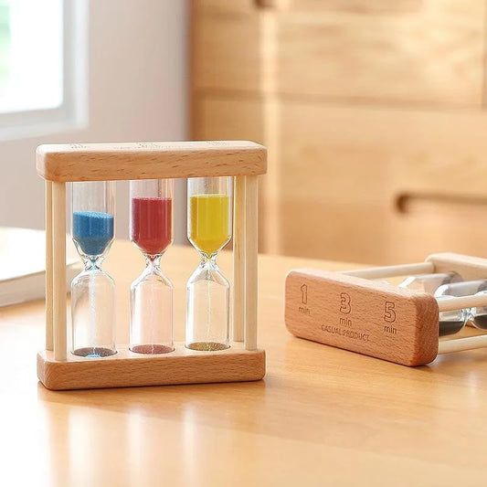 Brambleo Rotating Three-Interval Sand Timer