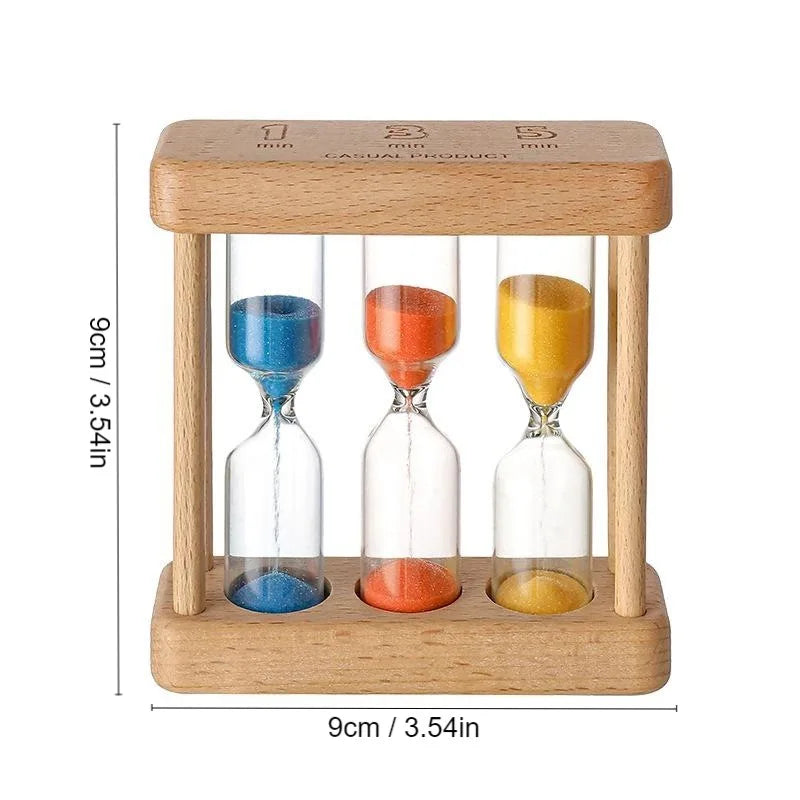 Brambleo Rotating Three-Interval Sand Timer