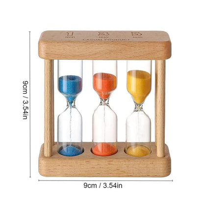 Brambleo Rotating Three-Interval Sand Timer
