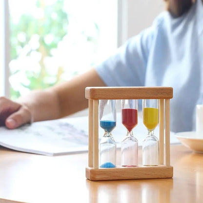 Brambleo Rotating Three-Interval Sand Timer