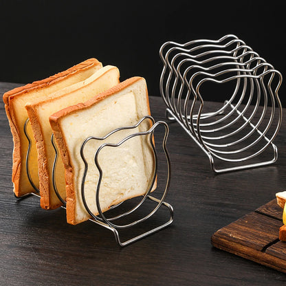Brambleo Six-Slot Stainless Steel Toast Serving Rack