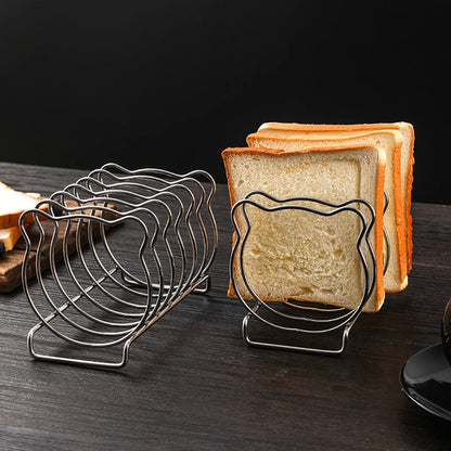 Brambleo Six-Slot Stainless Steel Toast Serving Rack