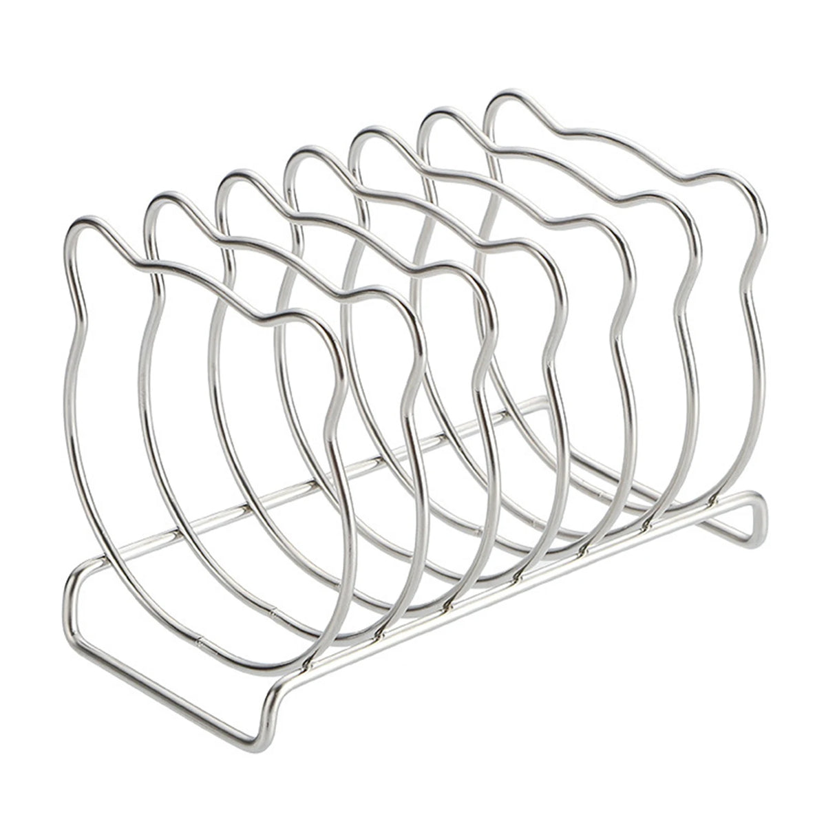 Brambleo Six-Slot Stainless Steel Toast Serving Rack