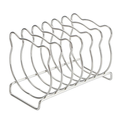 Brambleo Six-Slot Stainless Steel Toast Serving Rack