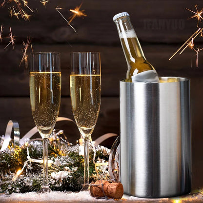 Brambleo Stainless Steel Ice-Serving Bucket