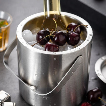 Brambleo Stainless Steel Ice-Serving Bucket