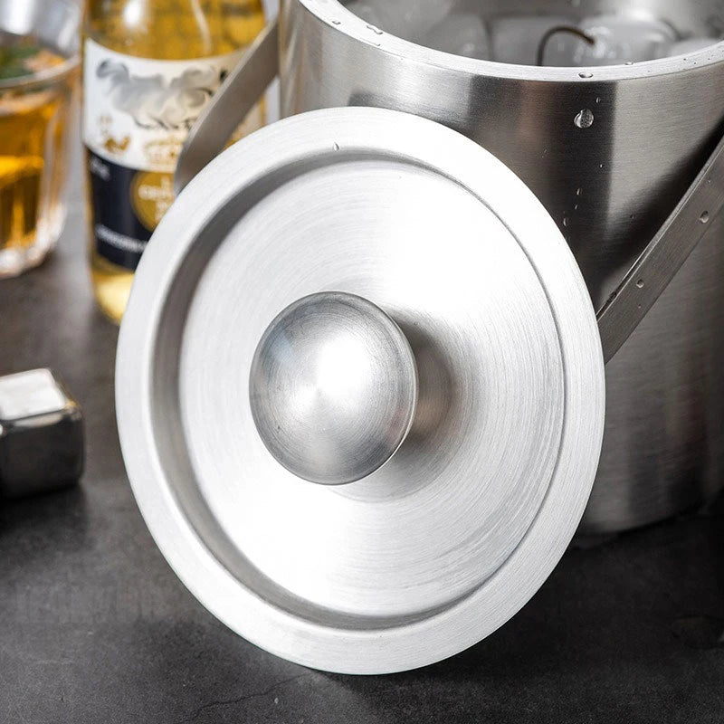 Brambleo Stainless Steel Ice-Serving Bucket