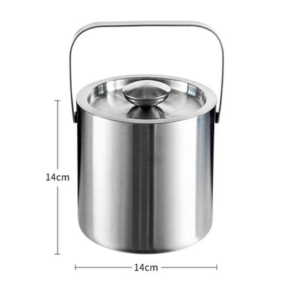 Brambleo Stainless Steel Ice-Serving Bucket