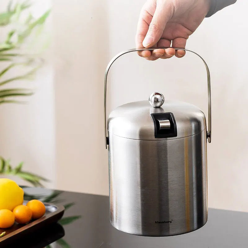 Brambleo Stainless Steel Ice-Serving Bucket