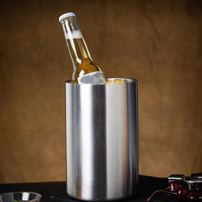 Brambleo Stainless Steel Ice-Serving Bucket