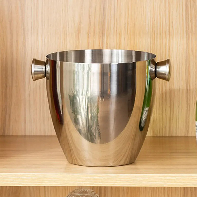Brambleo Stainless Steel Ice-Serving Bucket