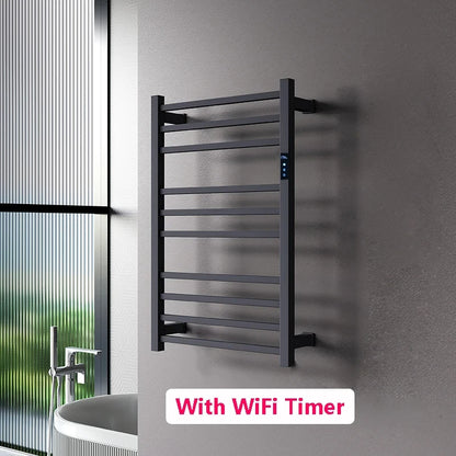 Brambleo Wall-Mounted Stainless Steel Heated Towel Rack