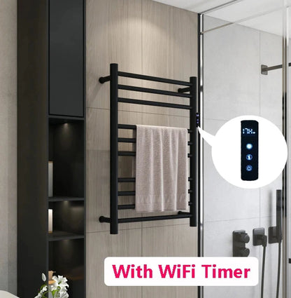 Brambleo Wall-Mounted Stainless Steel Heated Towel Rack