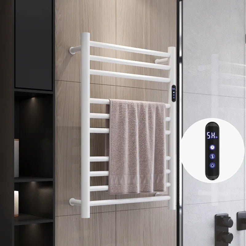 Brambleo Wall-Mounted Stainless Steel Heated Towel Rack