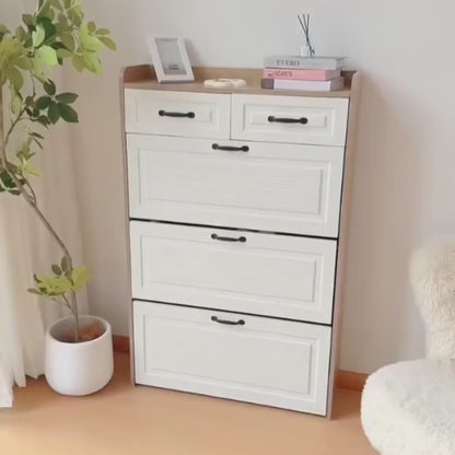 Brambleo ClearEntry Shoe Cabinet product demonstration